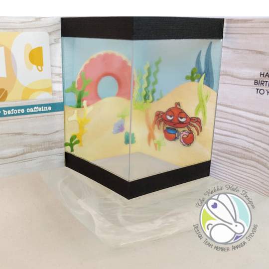 Bild 1 von The Rabbit Hole Designs Clear Stamps  - Caffeinated - Crab - Krabbe