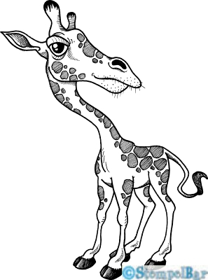 Bild 1 von StempelBar Stempelgummi Crazy-Animals Giraffe
