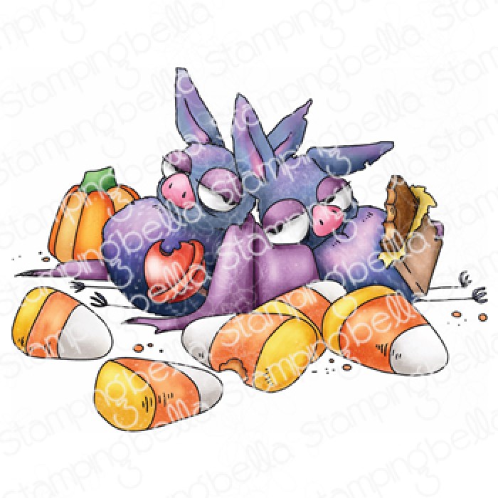 Bild 1 von Gummistempel Stamping Bella Cling Stamp ODDBALL BATS ABOUT CANDY RUBBER STAMP