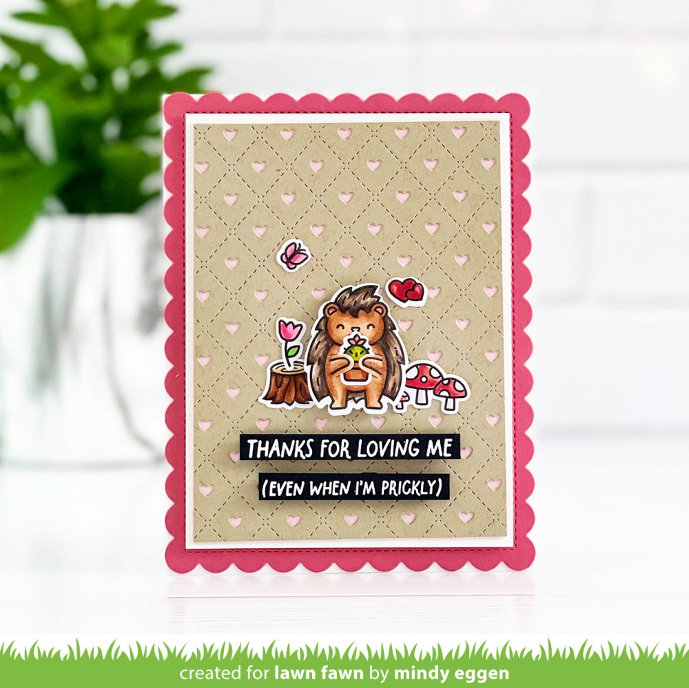 Bild 1 von Lawn Fawn Clear Stamps  - porcu-pine for you add-on