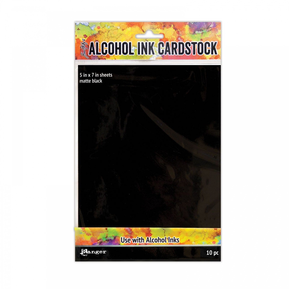 Bild 1 von Tim Holtz alcohol ink cardstock black matte - schwarzer Karton