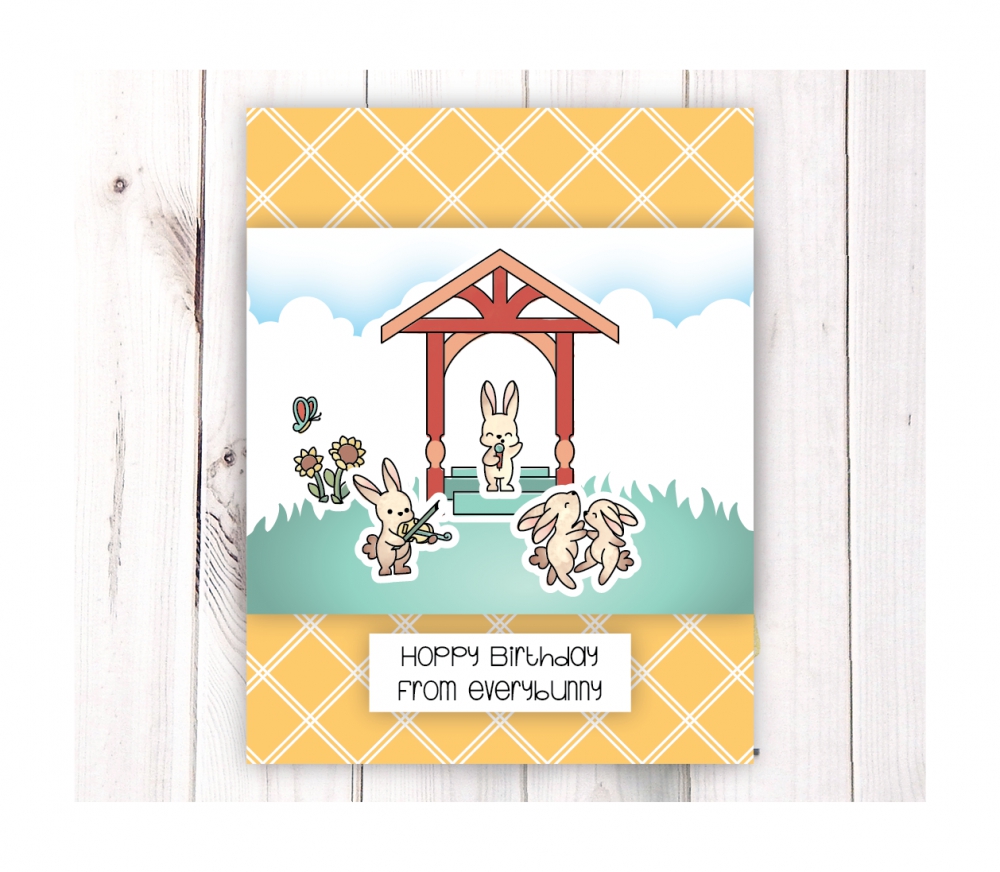 Bild 1 von LDRS Creative - Bunny Band Pals Stamp Set - Stempel Musikalische Hasenfreunde