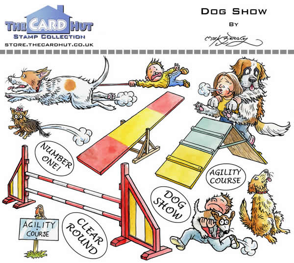 Bild 1 von The Card Hut Clear Stamps - Dog show - Stamp Set