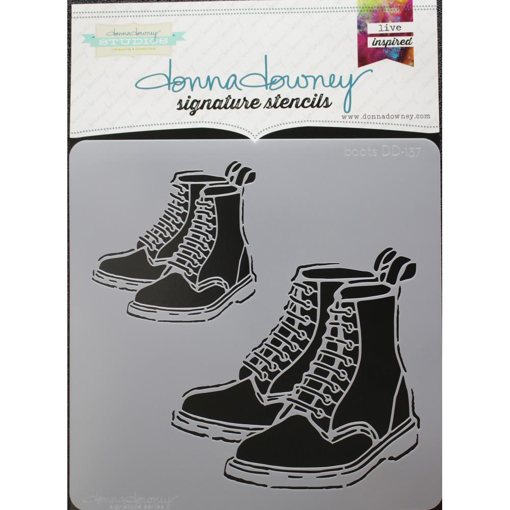 Bild 1 von Donna Downey Signature Stencils Schablone Boots