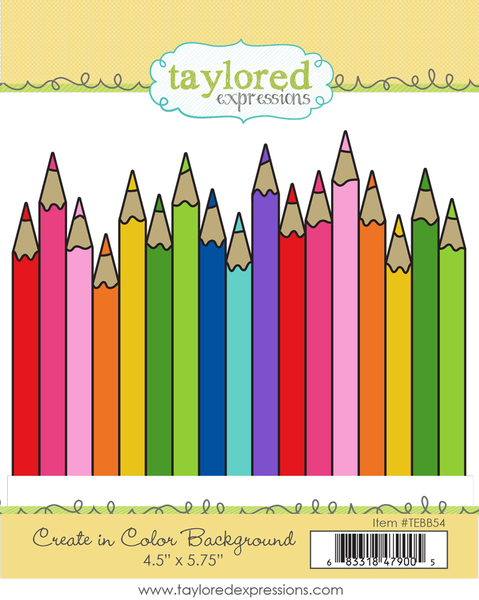 Bild 1 von Taylored Expressions Stempelgummi - Create in Color Background