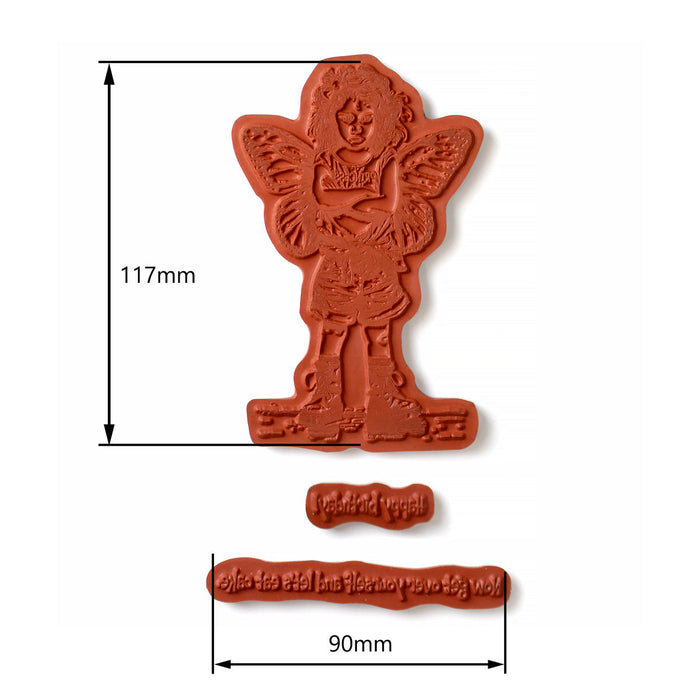 Bild 1 von Cosmic Shimmer Pre Cut Stamp - Gummistempel - Andy Skinner Princess Attitude