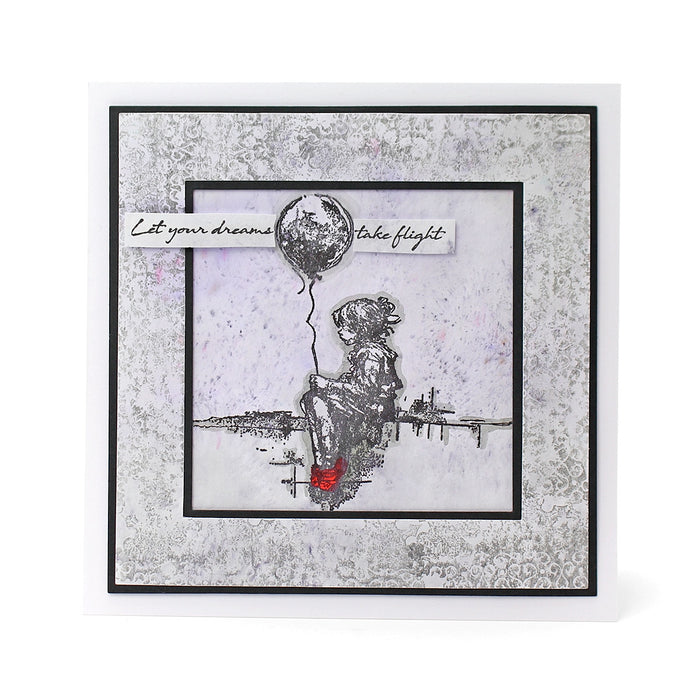 Bild 1 von Cosmic Shimmer Pre Cut Stamp - Gummistempel - Andy Skinner Let Your Dreams Take Flight