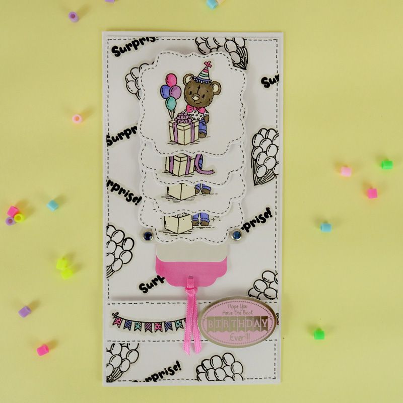 Bild 1 von For the love of...Stamps by Hunkydory - Teddy Surprise