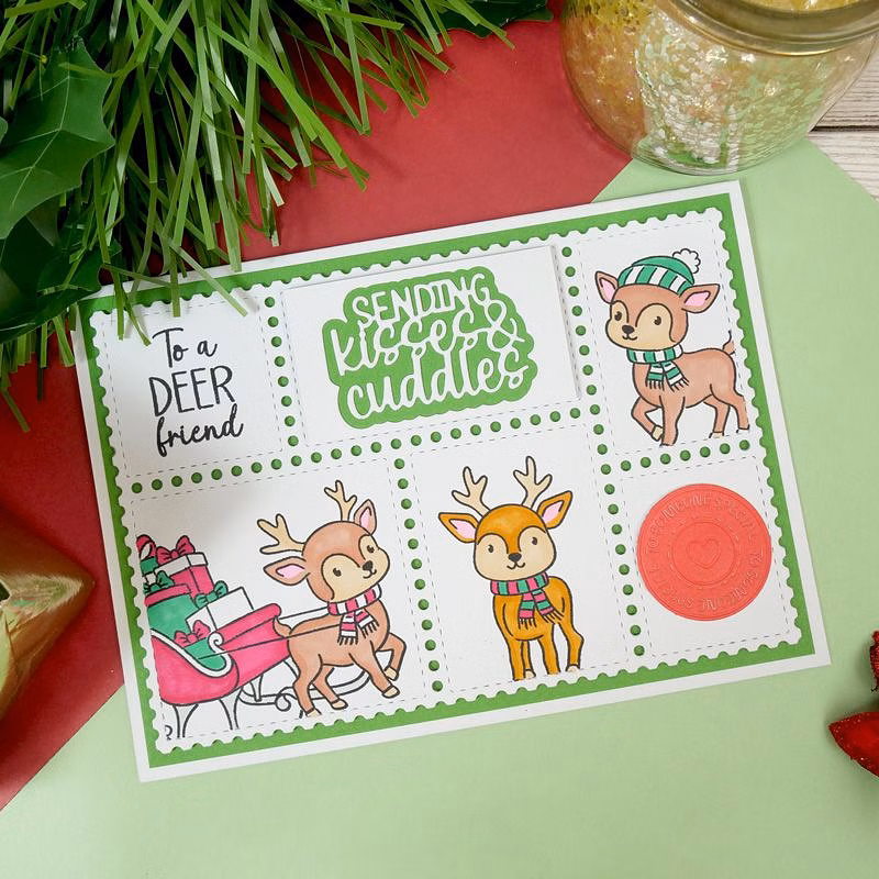 Bild 1 von For the love of...Stamps by Hunkydory - Clear Stamps Magical Reindeer