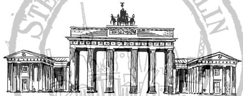 Bild 1 von StempelBar Stempelgummi Brandenburger Tor