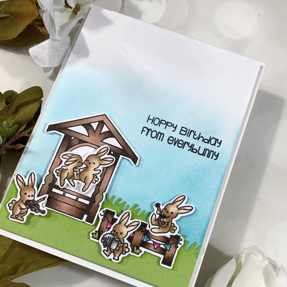 Bild 1 von LDRS Creative - Bunny Band Pals Stamp Set - Stempel Musikalische Hasenfreunde