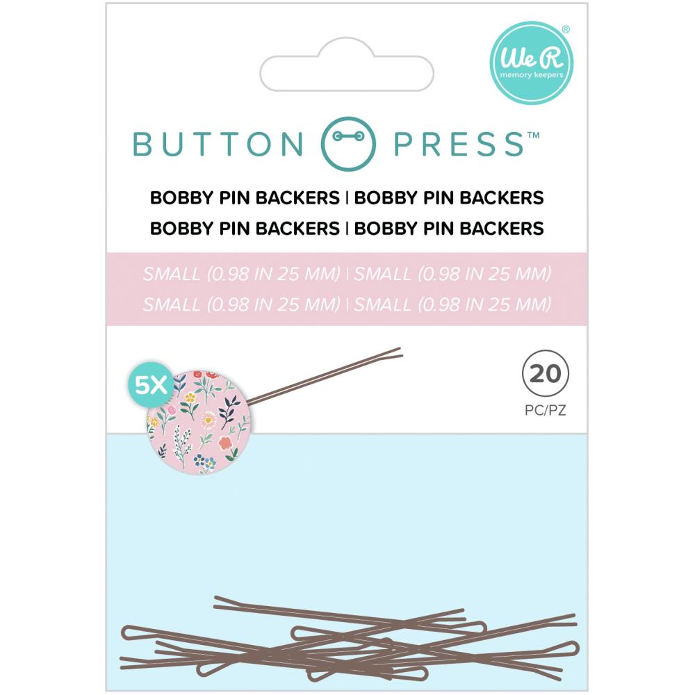 Bild 1 von We R Memory Keepers Button Press Bobby Pin Backers - Haarklammern