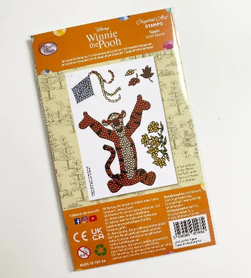 Bild 1 von Disney Winnie The Pooh A6 Crystal Art Stamp - Tigger - Clear Stamps