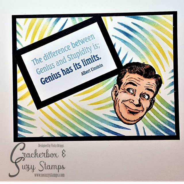 Bild 1 von Crackerbox & Suzy Stamps Cling - Gummistempel Big Head Ed - Mann