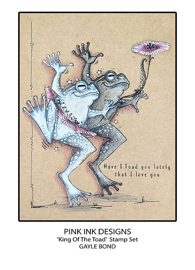 Bild 1 von Pink Ink Designs - Stempel  King Of The Toad - Frosch