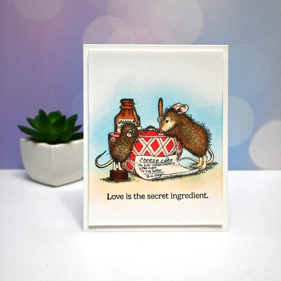 Bild 1 von Spellbinders Secret Ingredient Cling Rubber Stamp Set - House Mouse Stempelgummi