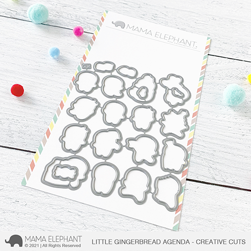 Bild 1 von Mama Elephant - Die LITTLE GINGERBREAD AGENDA - CREATIVE CUTS - Stanzen Lebkuchenmännchen