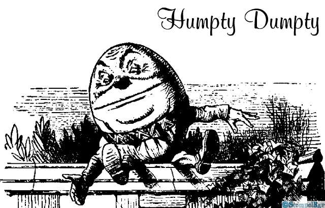 Bild 1 von StempelBar Stempelgummi Alice im Wunderland Humpti Dumpti