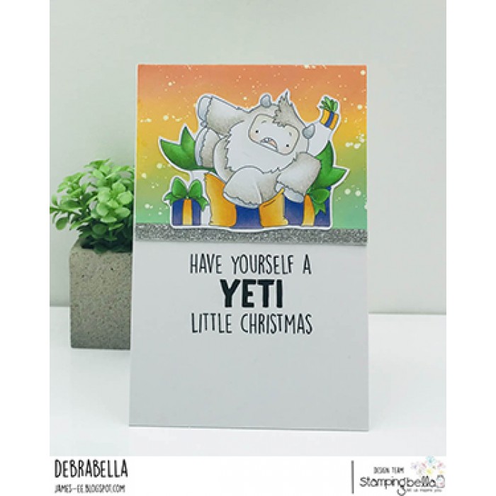 Bild 1 von Gummistempel Stamping Bella Cling Stamp YETI ON A PREZZIE RUBBER STAMP