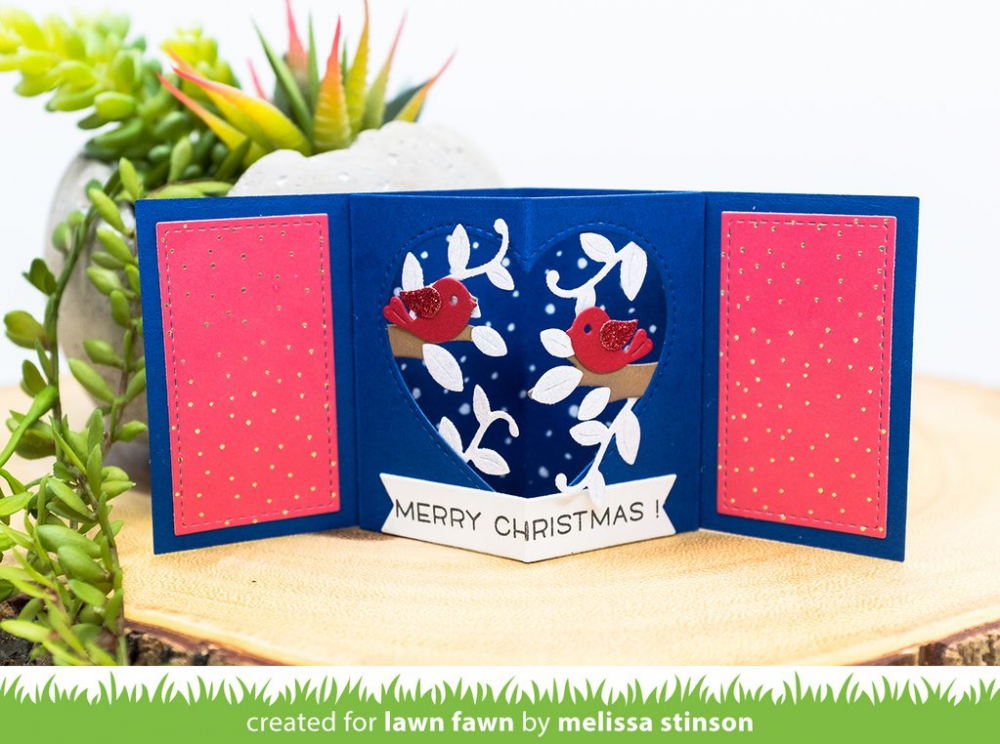 Bild 1 von Lawn Fawn Cuts  - Stanzschablone Center Picture Window Card Heart add-on