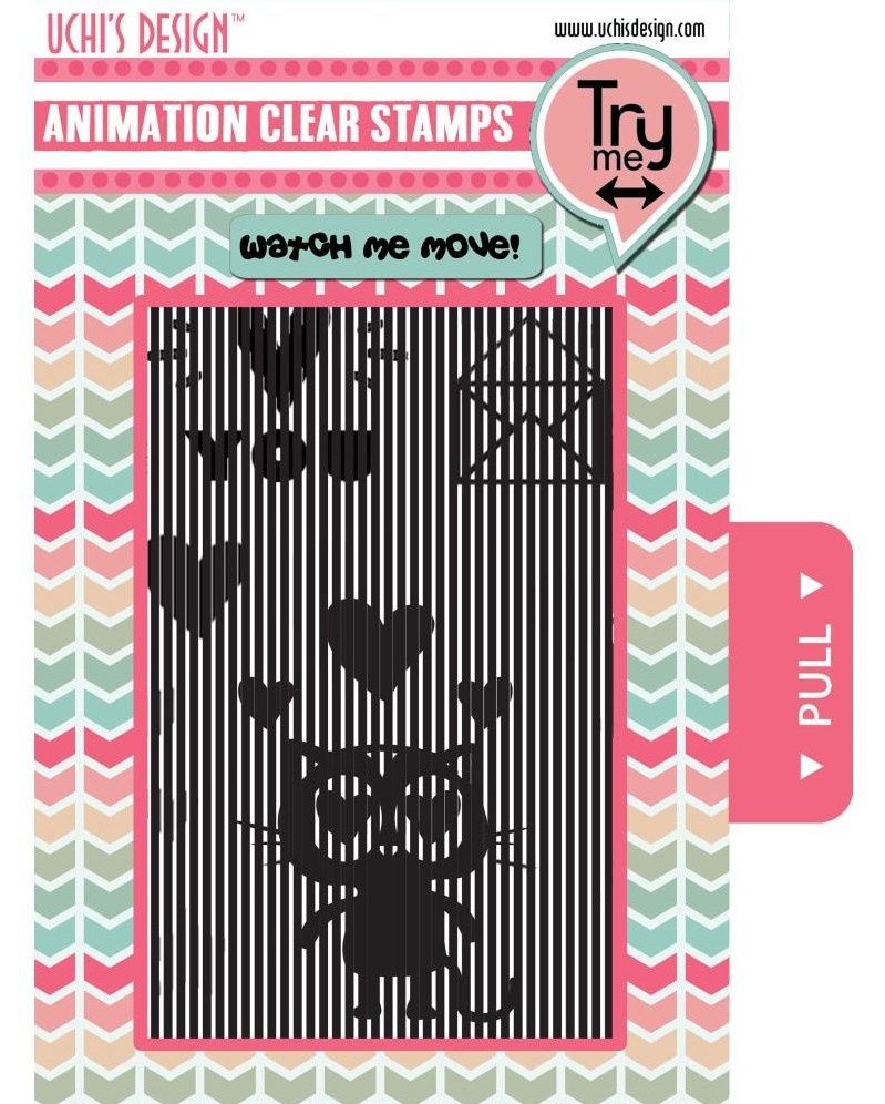 Bild 1 von Uchi's Design Animation Clear Stamps  - Loving Cat - Katze