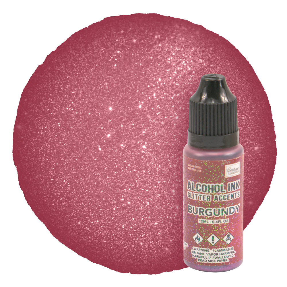 Bild 1 von Couture Creations - Alcohol Inks Glitter Accents  / (Farbe) Burgundy