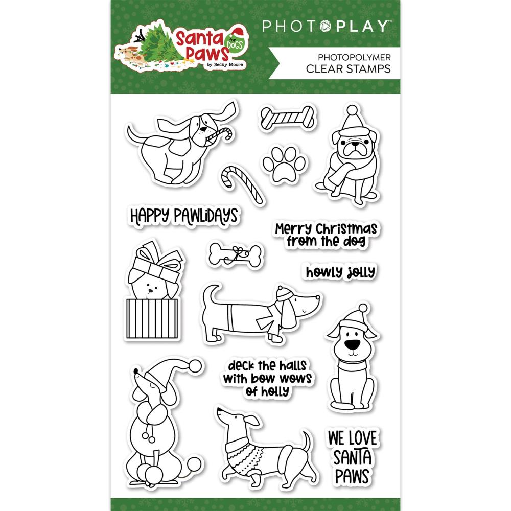 Bild 1 von PHOTOPLAY Clear Stamps Santa Paws - Dog - Hunde