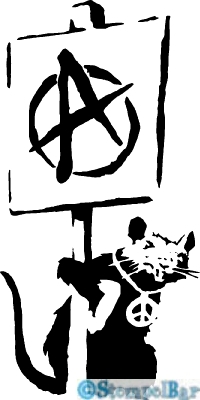 Bild 1 von StempelBar Stempelgummi Anarchie-Ratte