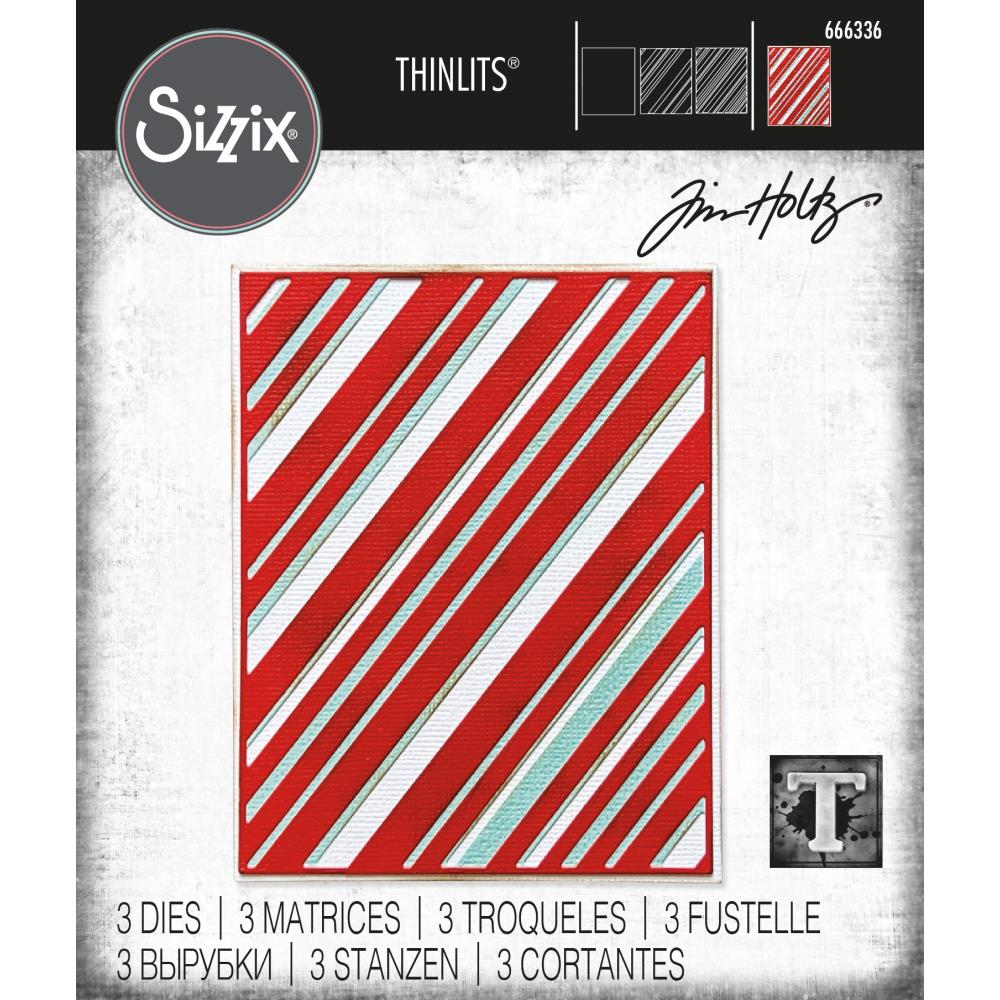 Bild 1 von Sizzix Thinlits Die by Tim Holtz - Stanzschablone - Layered Stripes