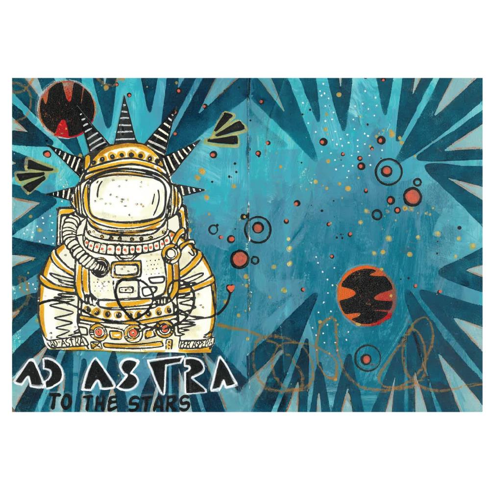 Bild 1 von Sizzix Studio Clear Stamps Set - Stencil/Stempel - Ad Astra by Cat Kerr