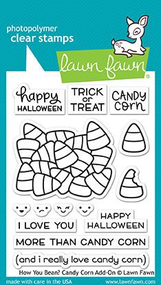 Bild 1 von Lawn Fawn Clear Stamps  - Clearstamp how you bean? candy corn add-on