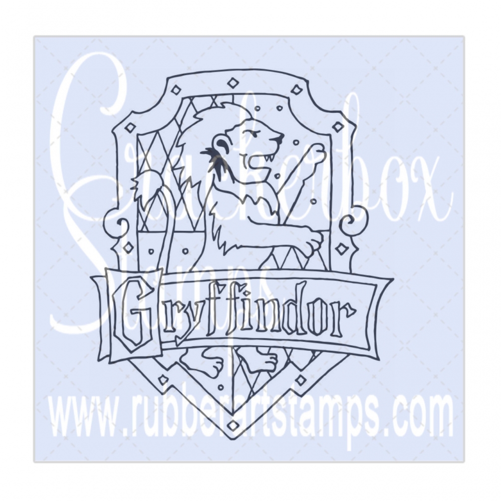 Bild 1 von Crackerbox & Suzy Stamps Cling - Gummistempel Crest of Gryffindor Variations
