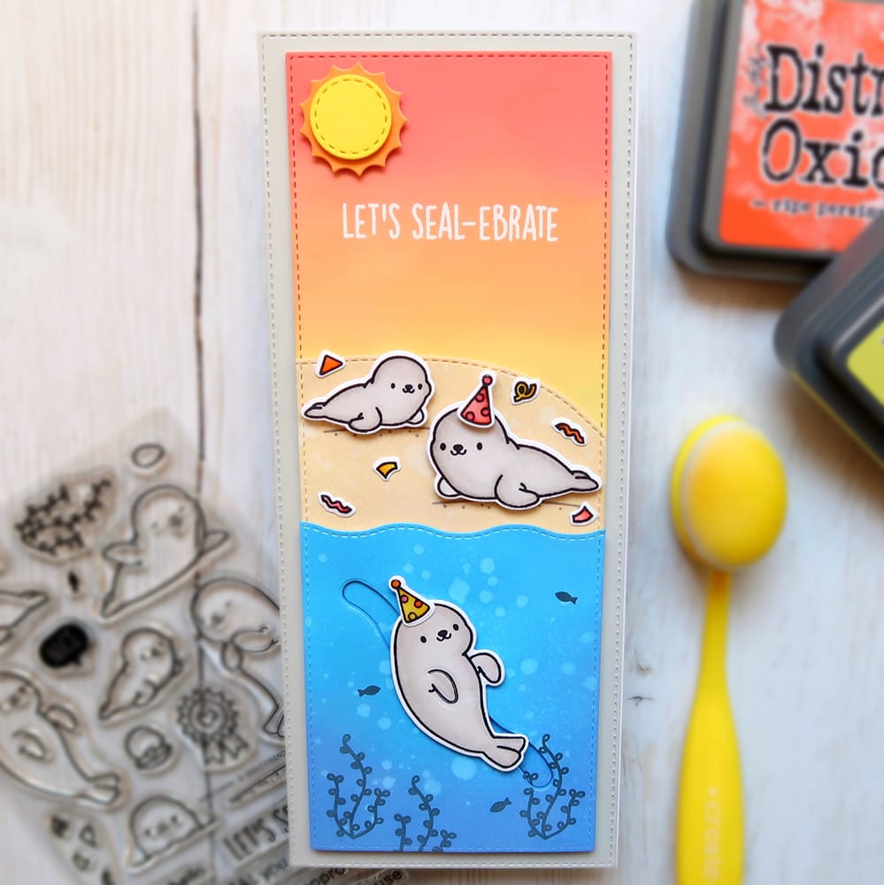Bild 1 von Heffy Doodle Clear Stamps Set - Sealy Friends - Stempel Seelöwen