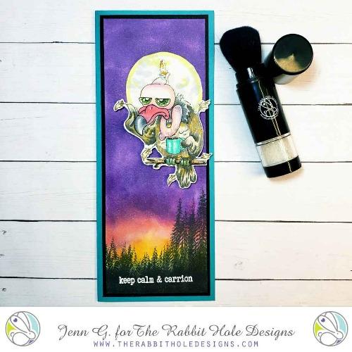 Bild 1 von The Rabbit Hole Designs Clear Stamps  - Caffeinated Vulture - Geier
