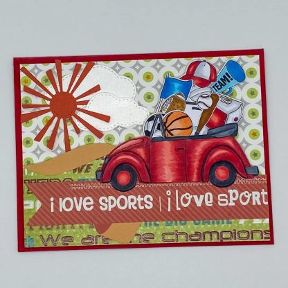 Bild 1 von Art Impressions Clear Stamps Sport Accessories - Sport Stempelset inkl. Stanzen
