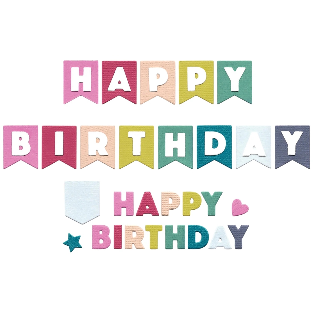 Bild 1 von Sizzix Thinlits Die Set - Stanzschablonen - Birthday Bunting by Catherine Pooler