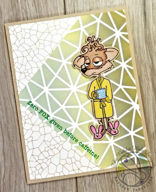 Bild 1 von The Rabbit Hole Designs Clear Stamps  - Caffeinated - Fox - Fuchs