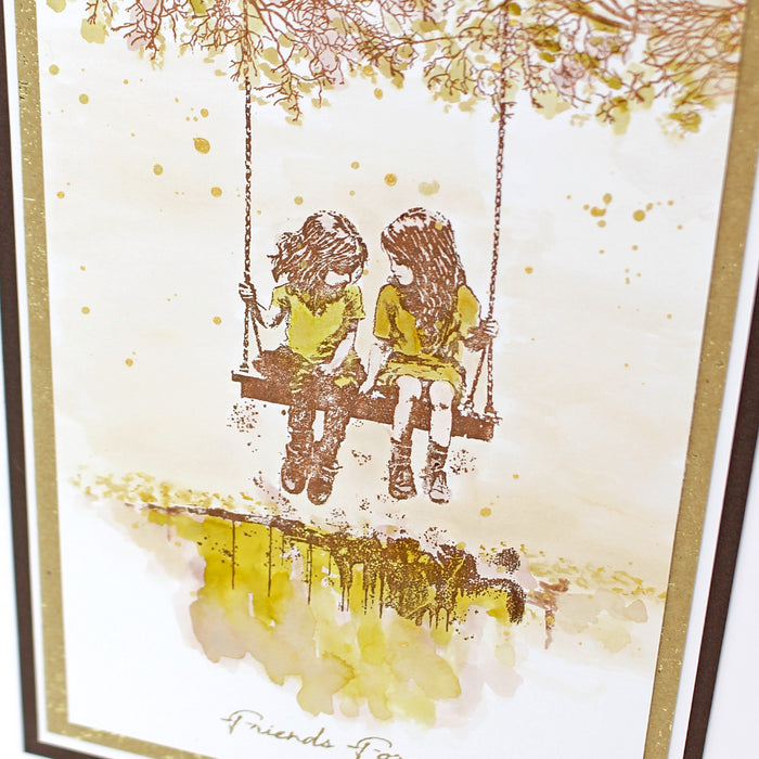 Bild 1 von Cosmic Shimmer Pre Cut Stamp - Gummistempel - Andy Skinner Winter Trees