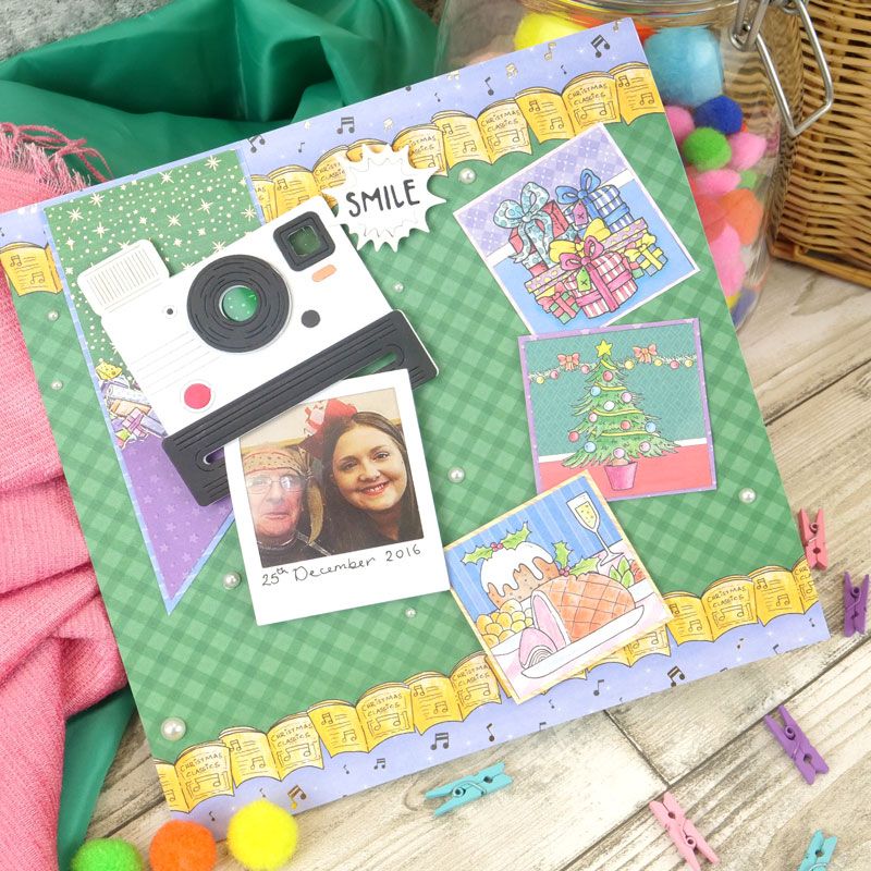 Bild 1 von Hunkydory - Moonstone Dies - Snap Happy! - Stanze Foto Fotoapparat