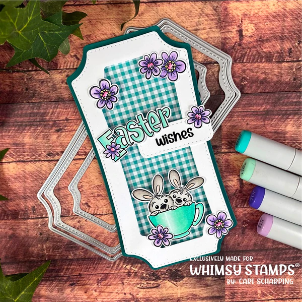 Bild 1 von Whimsy Stamps Clear Stamps - Hoppy Easter Bunny - Ostern Hase