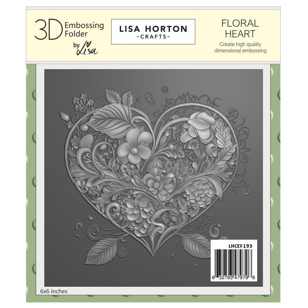 Bild 1 von LISA HORTON - 3D Prägefolder und Stanze - Floral Heart
