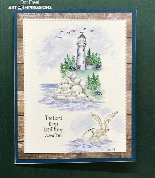 Bild 1 von Art Impressions Stempelgummi Watercolor - Bible Journaling - My Fortress Set