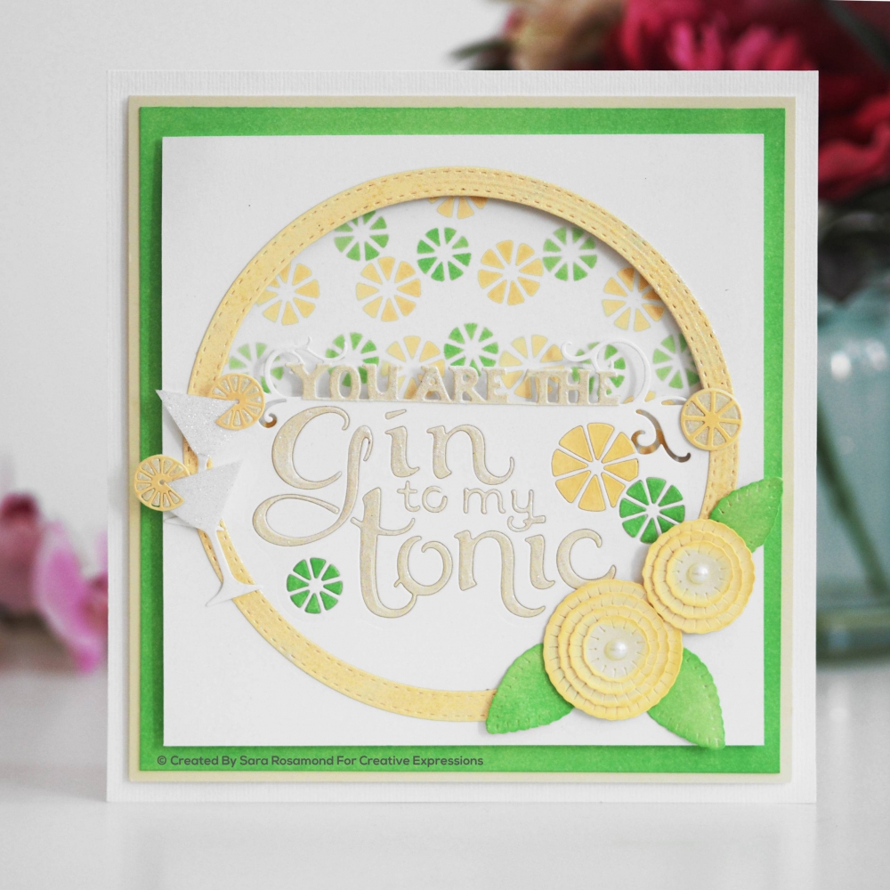 Bild 1 von Creative Expressions Paper Cuts Edger  Stanze - Gin To My Tonic