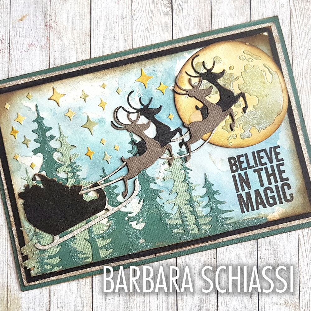 Bild 1 von Sizzix Thinlits Die by Tim Holtz - Stanzschablone - Reindeer Sleigh