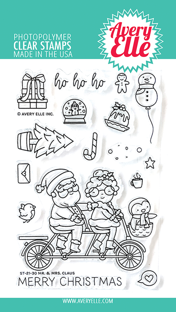 Bild 1 von Avery Elle Clear Stamps - Mr. & Mrs. Claus - Weihnachtsmann und Frau