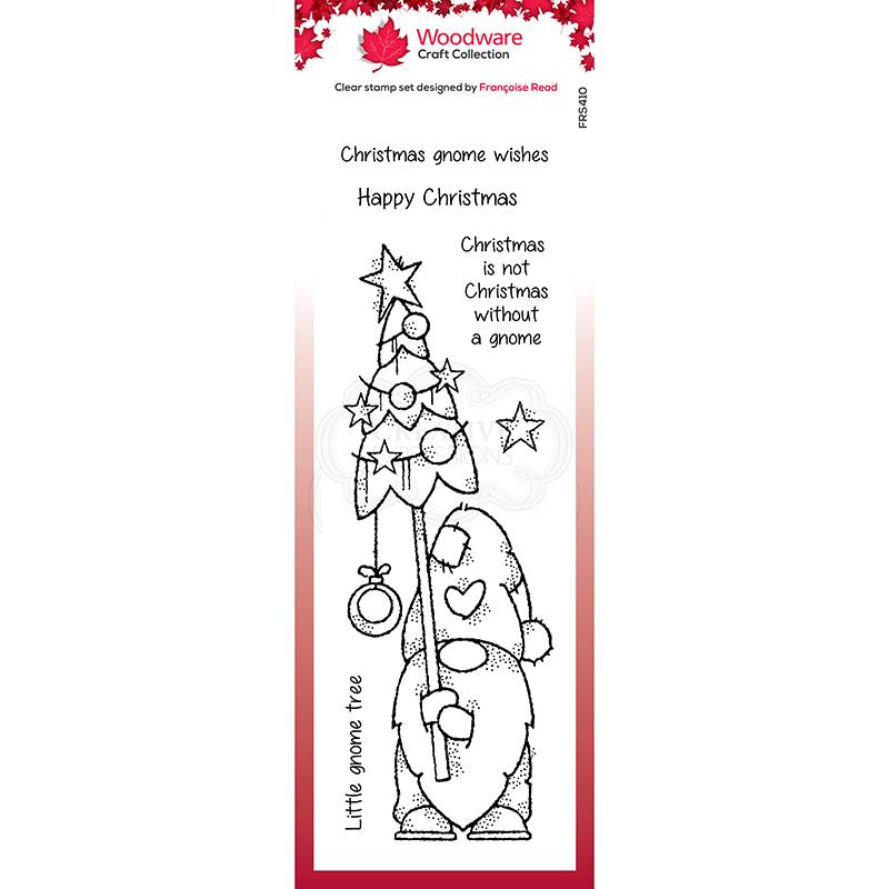Bild 1 von WOODWARE Clearstamps  Clear Magic Singles Tall Tree Gnome - Gnome mit Baum