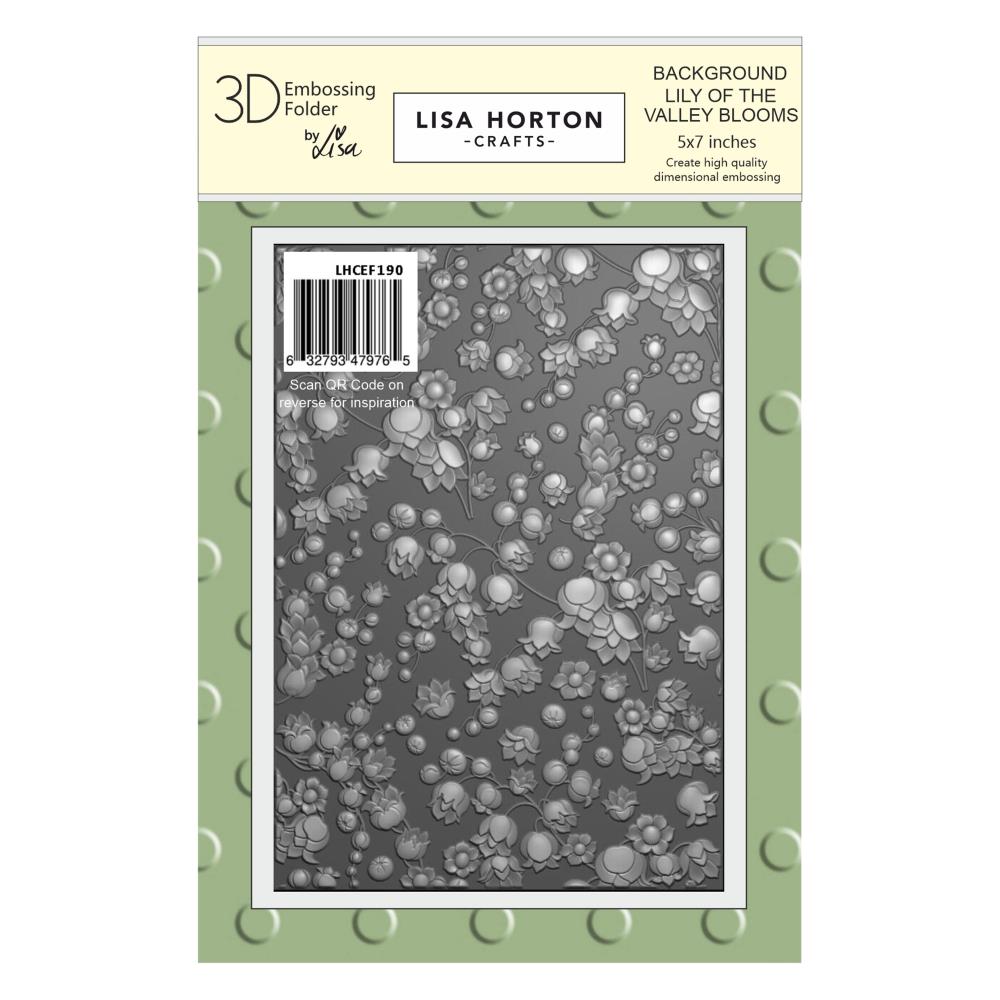 Bild 1 von LISA HORTON - 3D Prägefolder - Lily Of the Valley Background