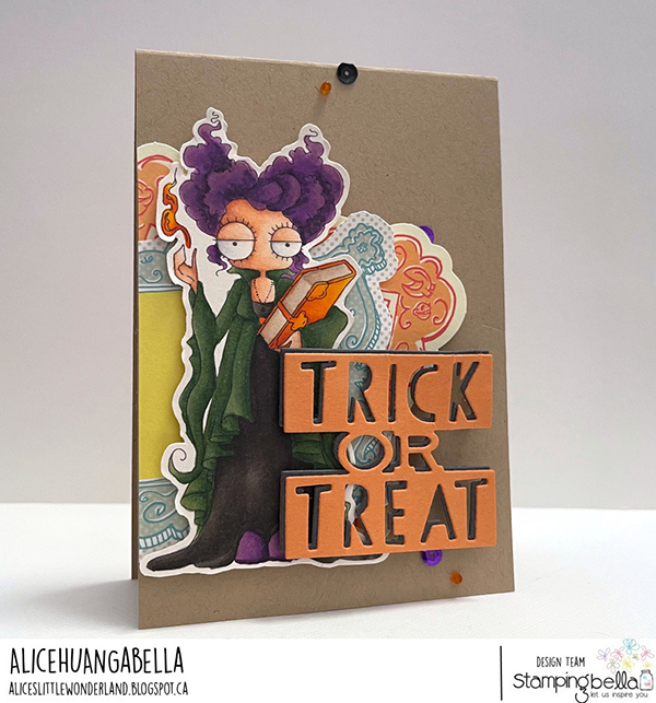 Bild 1 von Gummistempel Stamping Bella Cling Stamp ODDBALL WITCHY SISTAH 1 RUBBER STAMP