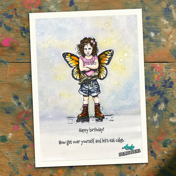 Bild 1 von Cosmic Shimmer Pre Cut Stamp - Gummistempel - Andy Skinner Princess Attitude