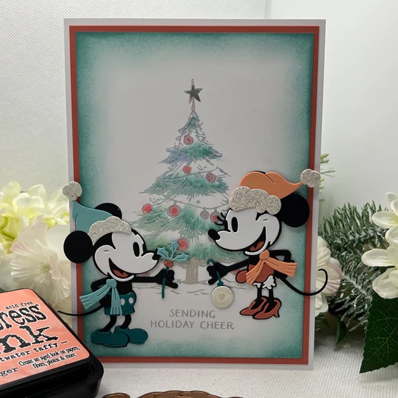 Bild 1 von Spellbinders Classic Mouse Christmas Embellishments Etched Dies - Stanz-Set Classic Mouse Weihnacht